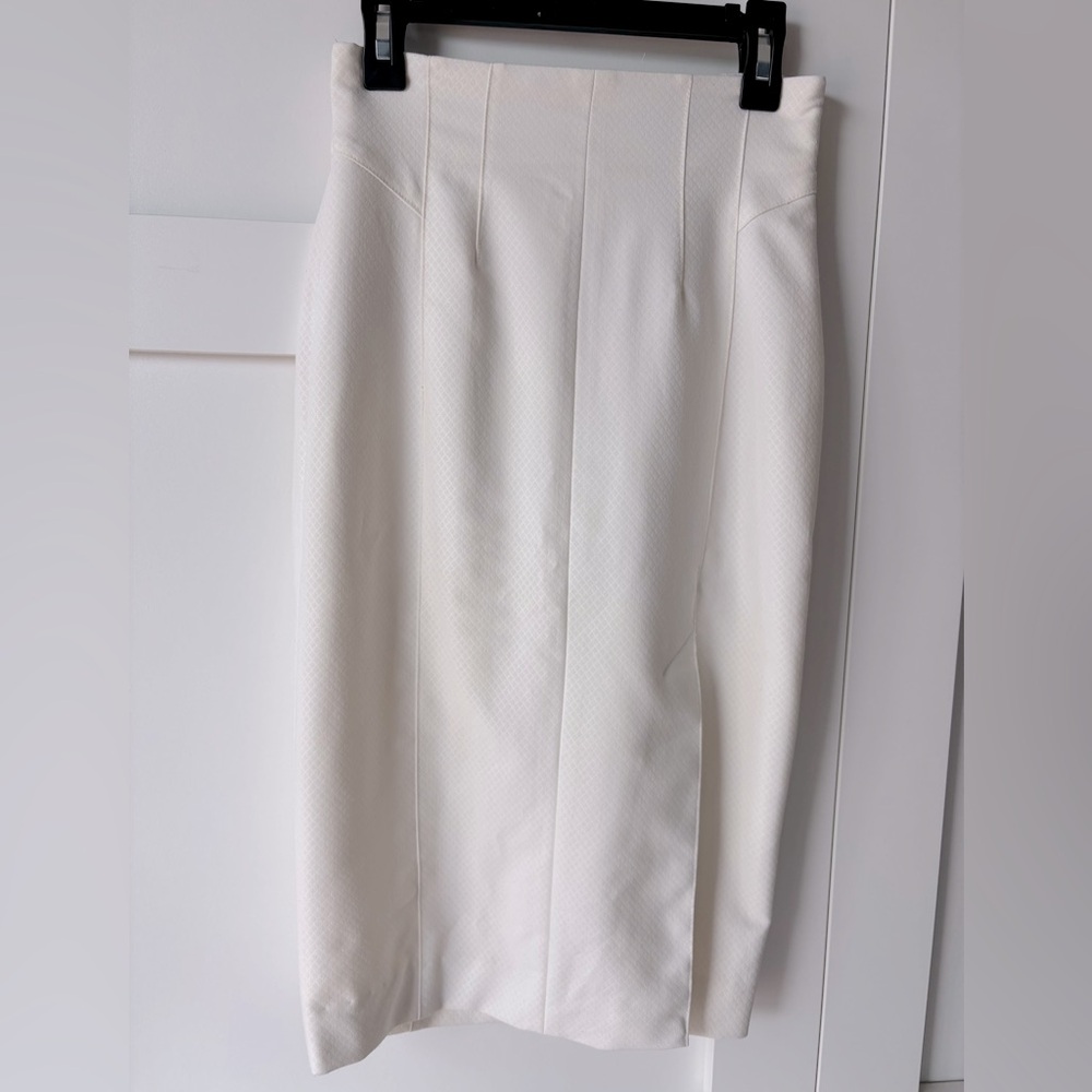 Embossed Pencil Skirt